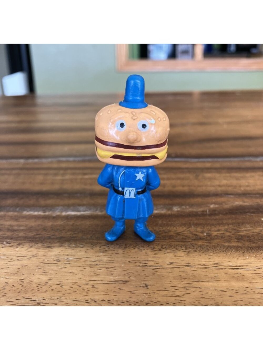 Vintage 1985 McDonalds Big Mac Officer Toy Happy Meal Figure Rare